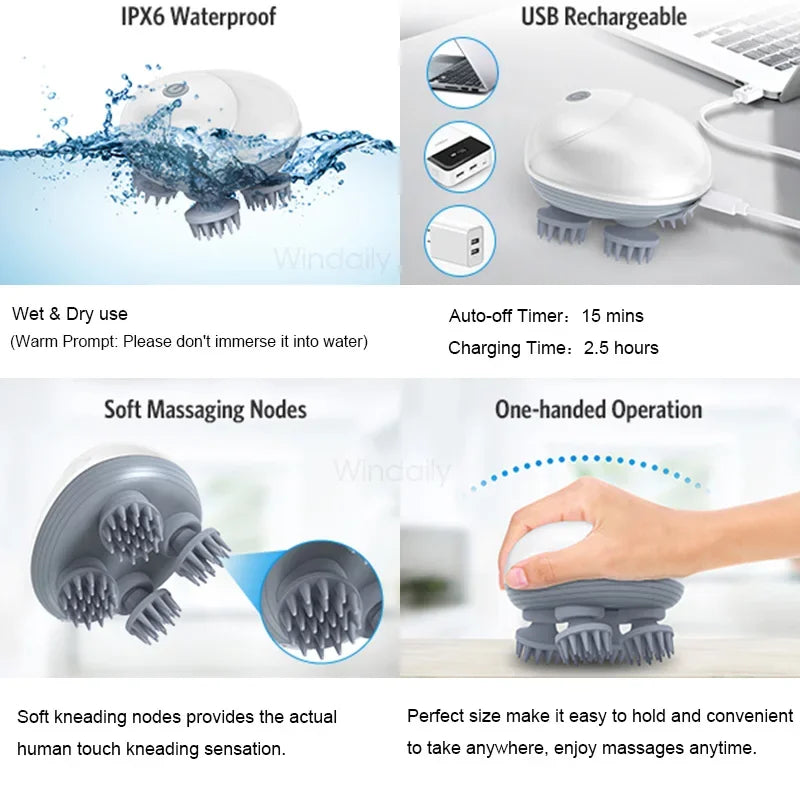 Relaxiome Electric Head & Scalp Massager