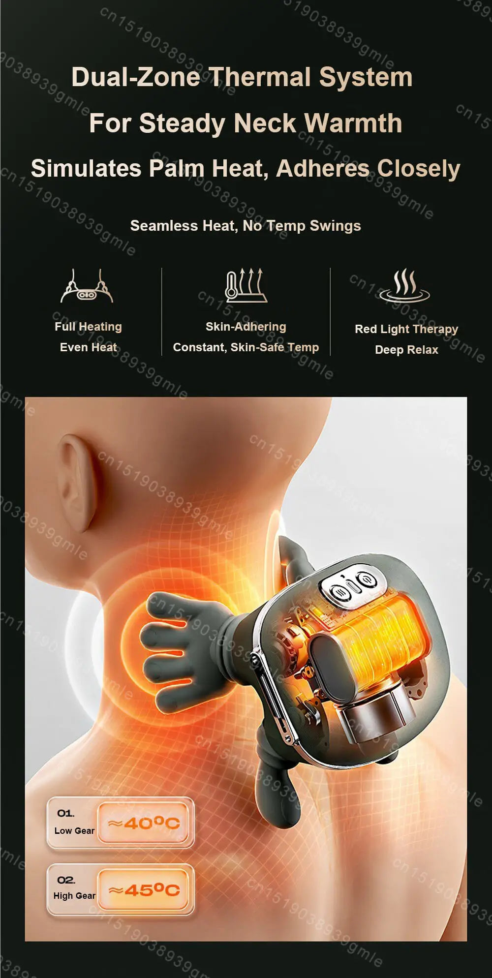 Relaxiome BionicTouch™ 4D Heated Neck & Back Massager